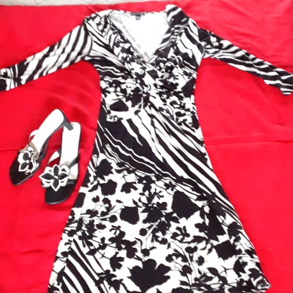 Spring Black & White Dress